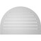 Ekena Millwork Round Top Surface Mount PVC Gable Vent: Functional, w/ 2"W x 1-1/2"P Brickmould Frame, 32"W x 22"H GVPRT32X2202SF - alternate 5